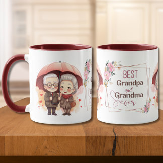 Mug Meilleur grand-père et grand-mère jamais tenir un