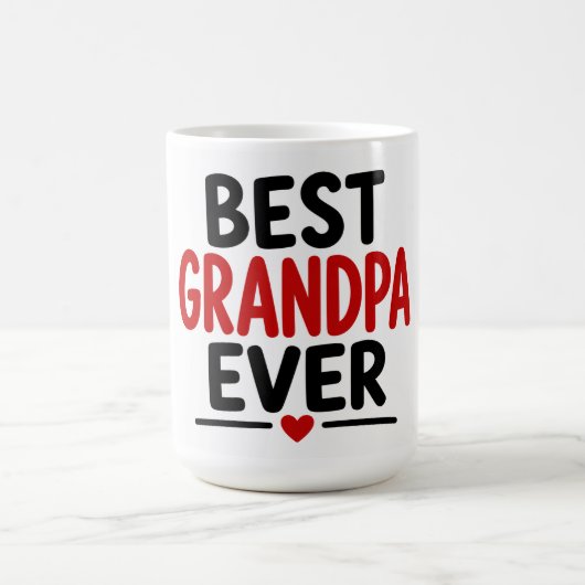 Mug Meilleur Grand-Père Ever (Centre)