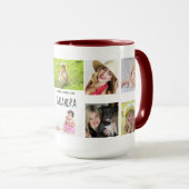 Mug Meilleur grand-père Ever 10 x Collage photo Petits (Devant droit)