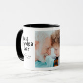Mug Meilleur Grand-Père Ever 2-Photo Collage et messag (Devant gauche)