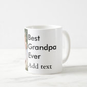 Mug Meilleur grand-père jamais ajouter photo nom class (Devant droit)