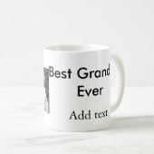 Mug Meilleur grand-père jamais ajouter photo nom class (Devant droit)