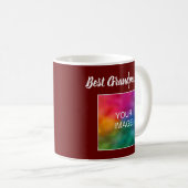 Mug Meilleur Grand-Père Jamais Client Rétro Typographi (Devant droit)