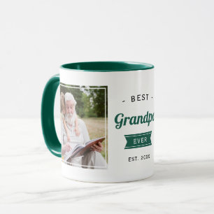 Mug Meilleur grand-père jamais grand-père photo d'anni