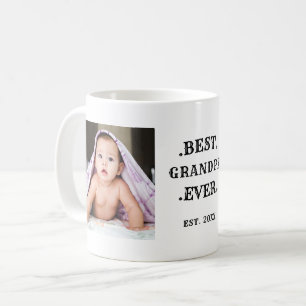 Mug Meilleur grand-père jamais noir Anniversaire Deux
