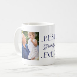 Mug Meilleur grand-père jamais personnalisé photo gran