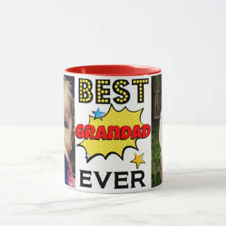 Mug Meilleur Grand-Père jamais photo personnalisée