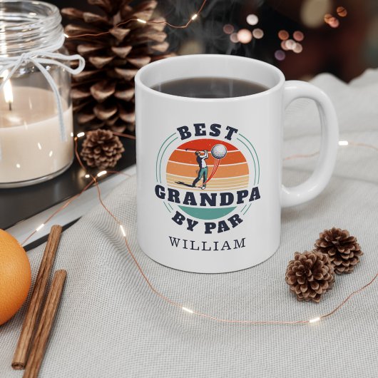 Mug Meilleur Grand-Père Jour Retro Personnalisé