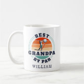Mug Meilleur Grand-Père Jour Retro Personnalisé (Gauche)