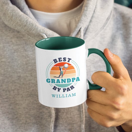Mug Meilleur Grand-Père Par Par Retro Anniversaire Per