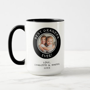 Mug Meilleur Grand-Père Personnalisé Photo Moderne Amu