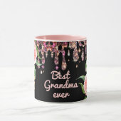 Mug Meilleur Grandma jamais Aquarelle Parties scintill (Centre)