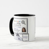 Mug Meilleur Gynécologue Drôle Résultat De Recherche A (Devant gauche)