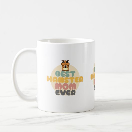 Mug Meilleur Hamster Maman Ever - Joli Hamster (Gauche)