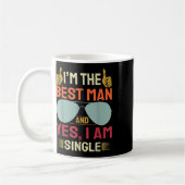 Mug Meilleur homme demoiselle d'honneur mariage enterr (Gauche)