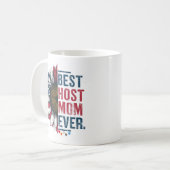Mug Meilleur hôte Maman Ever, Famille hôte mère hôte (Devant gauche)