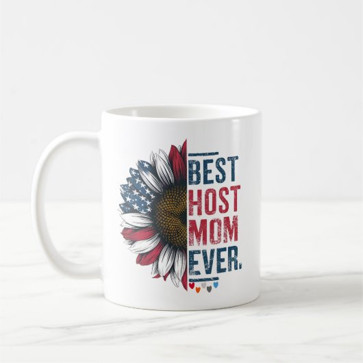 Mug Meilleur hôte Maman Ever, Famille hôte mère hôte (Gauche)