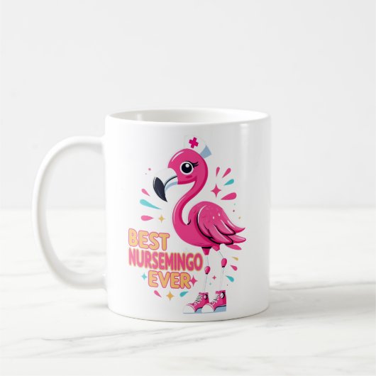 Mug Meilleur Infirmière Nursemingo Jamais Infirmière F (Gauche)