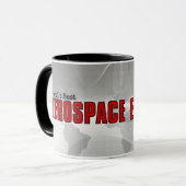 Mug Meilleur ingénieur aérospatial du monde avec nom (Devant gauche)
