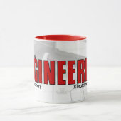 Mug Meilleur ingénieur électrique du monde avec diagra (Centre)