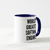 Mug Meilleur ingénieur logiciel au monde (Devant droit)