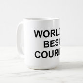 Mug Meilleur livreur/messagerie au monde (Devant gauche)