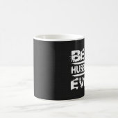 Mug Meilleur MARI de tous les temps A06Z moderne noir  (Centre)