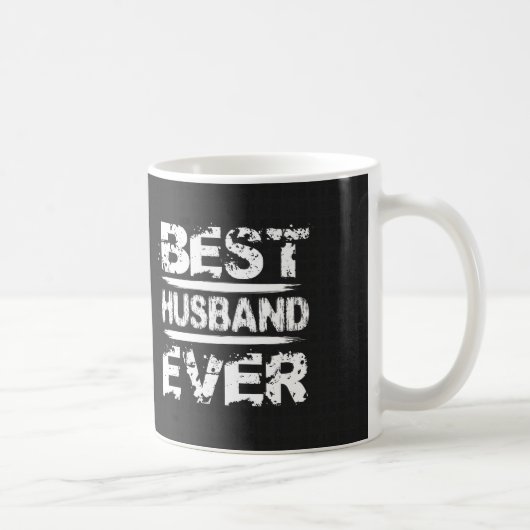 Mug Meilleur MARI de tous les temps A06Z moderne noir  (Droite)