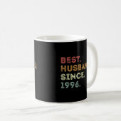 Mug Meilleur Mari Depuis 1996 24Ème Annivers Mariage (Devant droit)