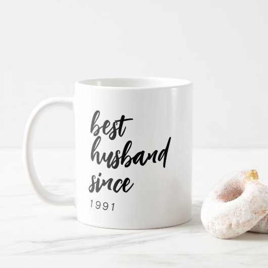Mug Meilleur Mari Saint Valentin Mariage Anniversaire (Avec donut)