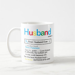 Mug Meilleur Mari toujours moteur de recherche Message
