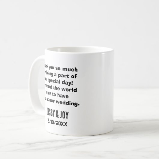Mug Meilleur mariage Officier Jamais Drôle Nouveau Cad (Devant gauche)