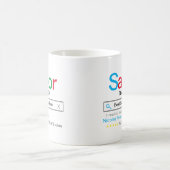 Mug Meilleur marin jamais Search moteur de recherche R (Centre)