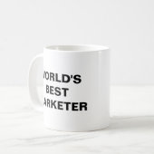 Mug Meilleur marqueur du monde (Devant gauche)