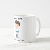 Mug Meilleur médecin adjoint du monde, Homme (Devant droit)