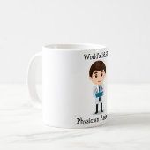 Mug Meilleur médecin adjoint du monde, Homme (Devant gauche)