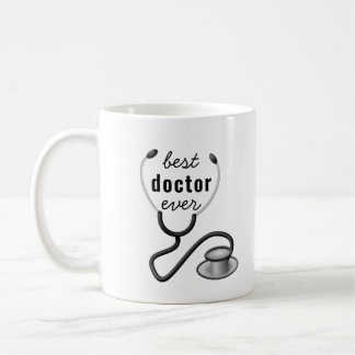 Mug Meilleur Médecin Stethoscope Médecin Diplômé