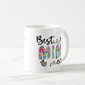 Mug Meilleur Mimi Jamais Chemise Décor Fleur Thanksgiv (Devant droit)