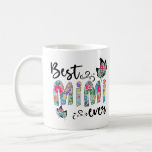 Mug Meilleur Mimi Jamais Chemise Décor Fleur Thanksgiv