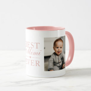 Mug Meilleur Mimi jamais rose Anniversaire Personnalis