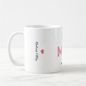 Mug Meilleur Mimi Jamais Rose Coeurs mignonnes Personn (Gauche)
