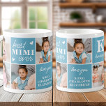 Mug Meilleur MIMI Toujours Personnalisé 7 Photo Collag<br><div class="desc">Voici le cadeau parfait pour le meilleur MIMI de l'histoire - un collage photo personnalisé tasse de café! Cette tasse élégante et moderne offre de l'espace pour 7 photos spéciales, créant un cadeau unique et sentimental que toute mère adorerait. Avec l'option d'ajouter une initiale et un nom de monogramme personnalisé,...</div>
