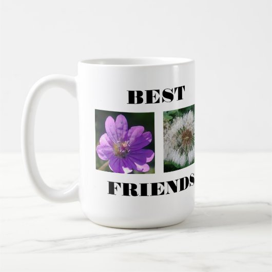 Mug Meilleur Modèle d'images des amis (Gauche)
