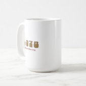 Mug Meilleur morceau de 1978 par année (Devant gauche)