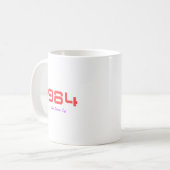Mug Meilleur morceau de 1984 (Devant gauche)