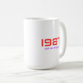Mug Meilleur morceau de 1987 (Devant droit)
