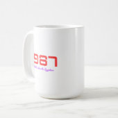Mug Meilleur morceau de 1987 (Devant gauche)