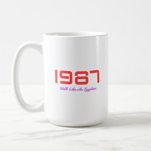 Mug Meilleur morceau de 1987 (Gauche)