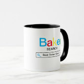Mug Meilleur moteur de recherche Baker Ever (Devant droit)