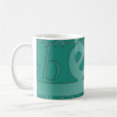 Mug Meilleur Musique de typographie originale (Gauche)